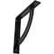 Ekena Millwork Bulwark Steel Bracket, Powder Coated Black 2"W x 12"D x 12"H BKTM02X12X12BUPBL - alternate 1